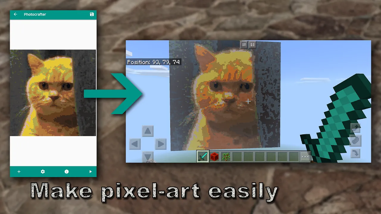 Pixelart builder for Minecraft Pixelart builder for Minecraft