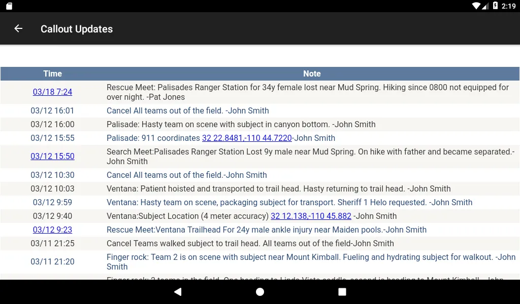 Emergency Response Manager Emergency Response Manager