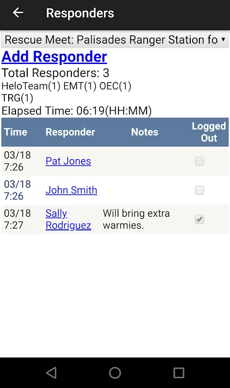 Emergency Response Manager Emergency Response Manager