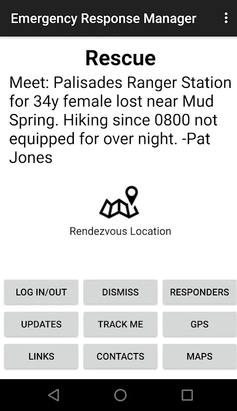 Emergency Response Manager Emergency Response Manager