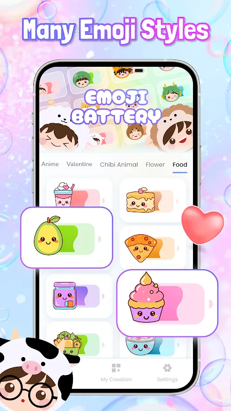 Emoji Battery Widget Emoji Battery Widget