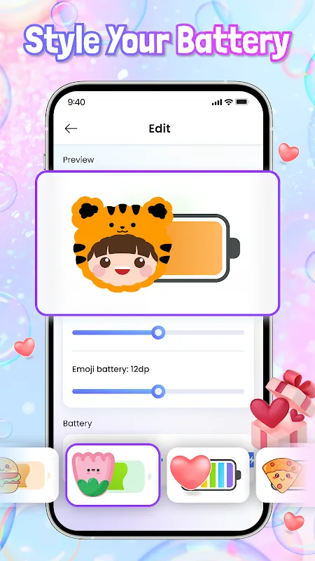 Emoji Battery Widget Emoji Battery Widget