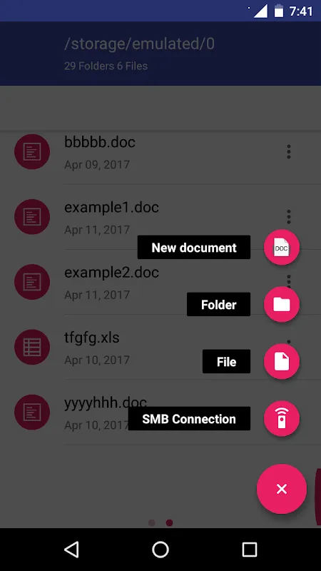 AndroWriter document editor AndroWriter document editor
