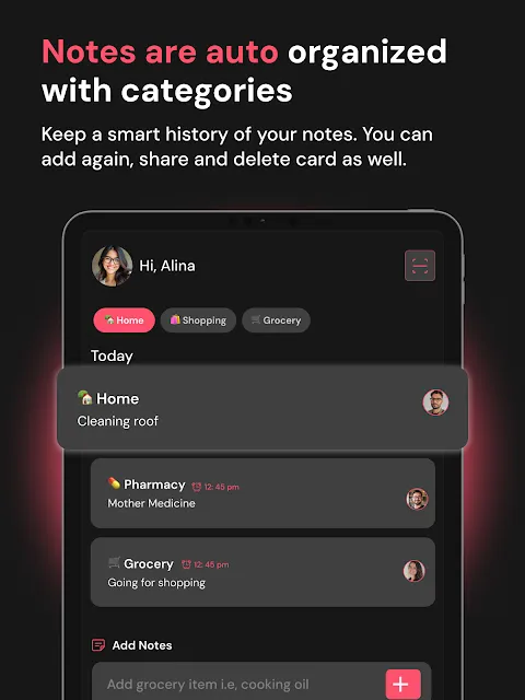Noti - Notes in notifications Noti - Notes in notifications