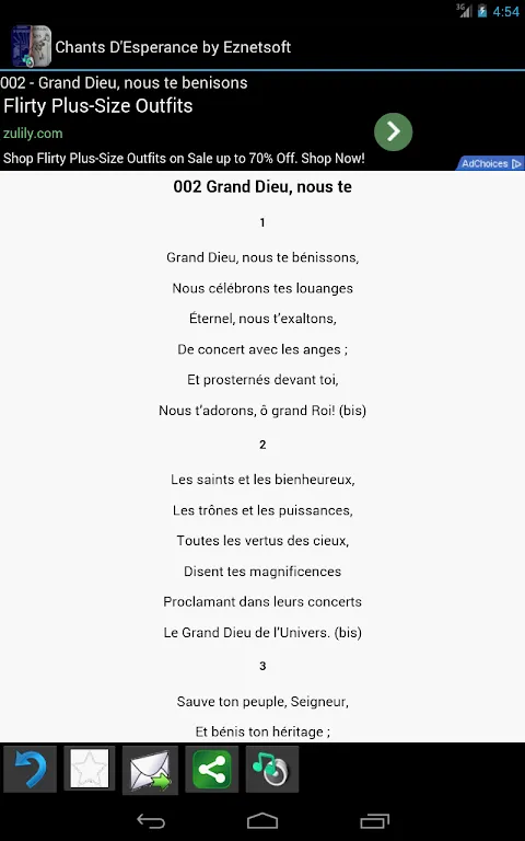 Chants D'Esperance with Tunes Chants D'Esperance with Tunes