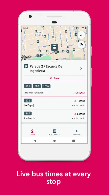 Santiago Bus Checker Santiago Bus Checker