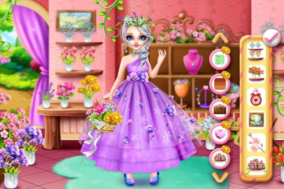 Flower Girl - Flower Growup Flower Girl - Flower Growup