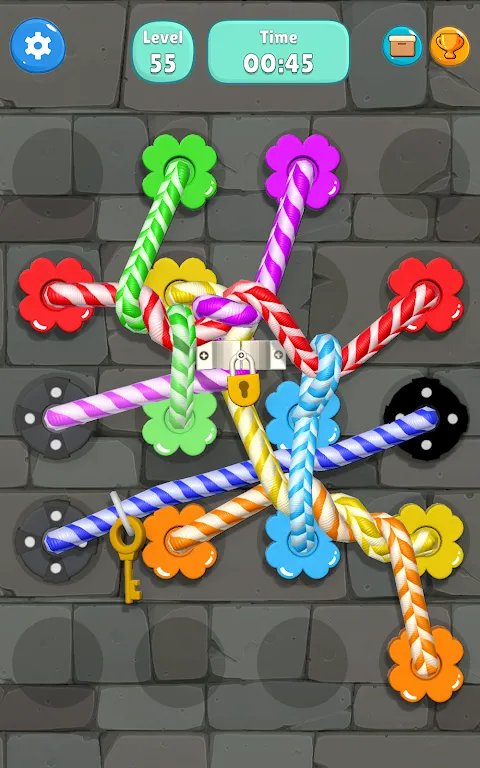 Tangled Line-Knot Untie Puzzle Tangled Line-Knot Untie Puzzle
