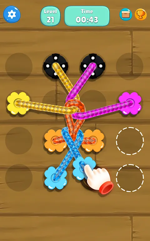 Tangled Line-Knot Untie Puzzle Tangled Line-Knot Untie Puzzle