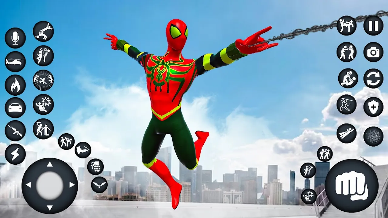 Spider Rope 3D Fighting Games Spider Rope 3D Fighting Games