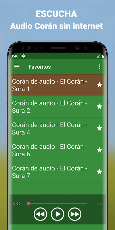 Audio Corán en Español app mp3 Audio Corán en Español app mp3