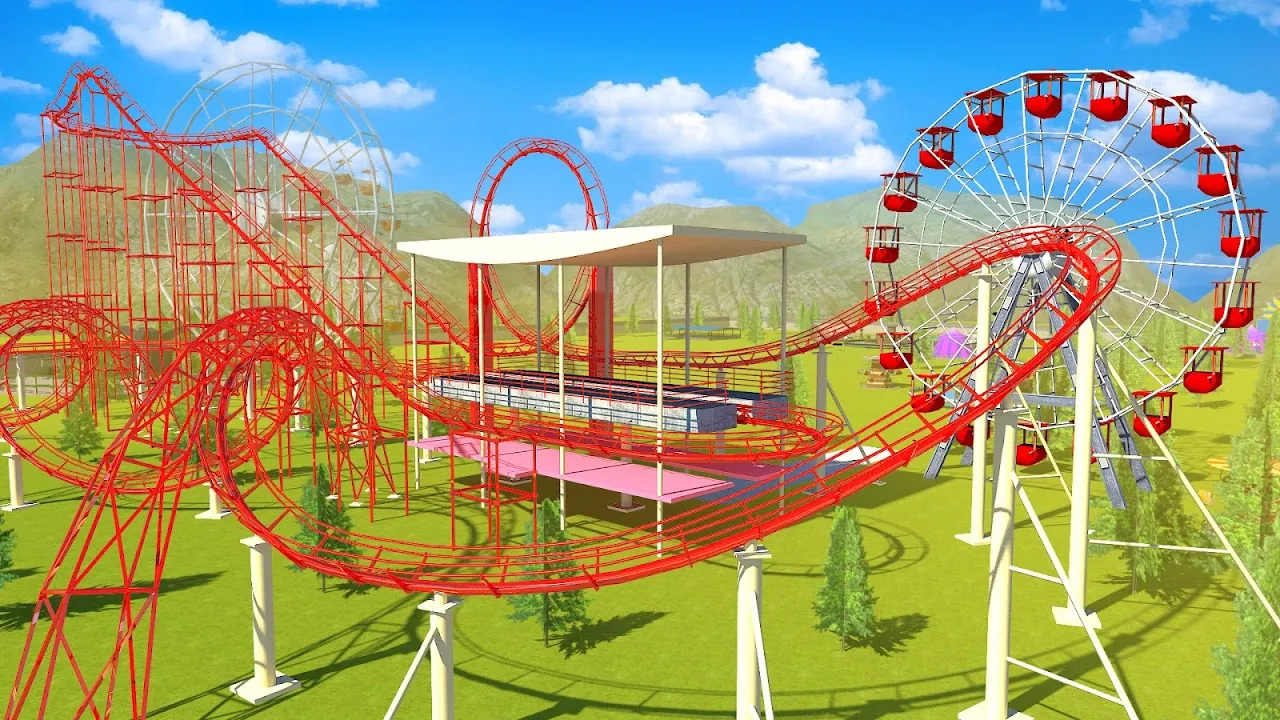 Roller Coaster Train Sim 2023 Roller Coaster Train Sim 2023