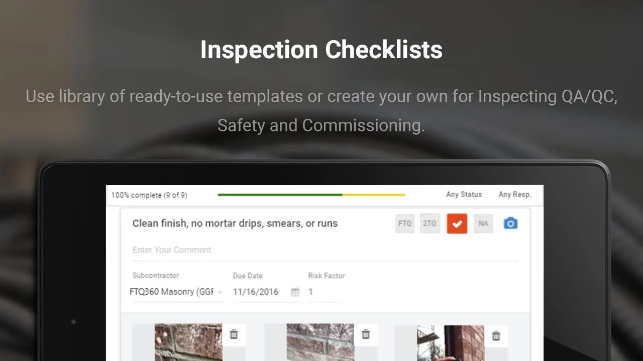 FTQ360 Mobile Inspection FTQ360 Mobile Inspection