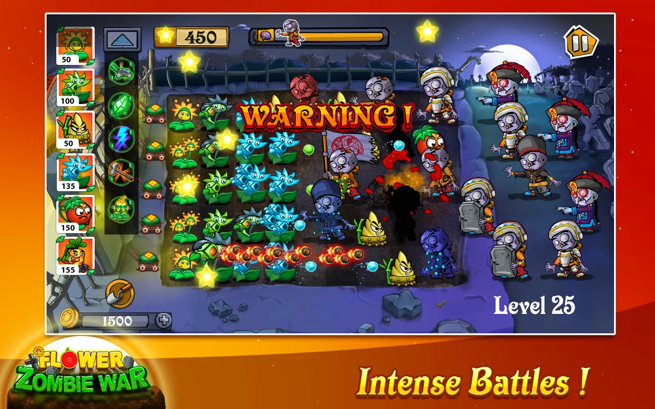 Flower Zombie War Flower Zombie War