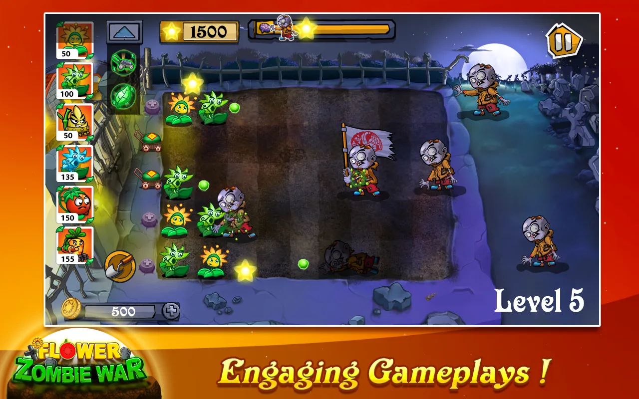Flower Zombie War Flower Zombie War