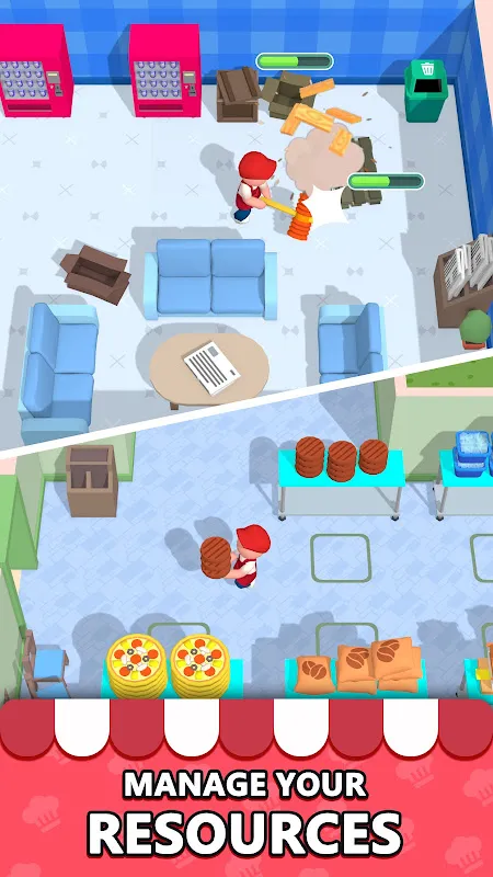 Food Court Idle Food Court Idle