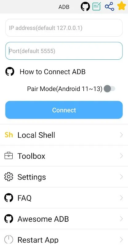 ADB Shell - Debug Toolbox ADB Shell - Debug Toolbox