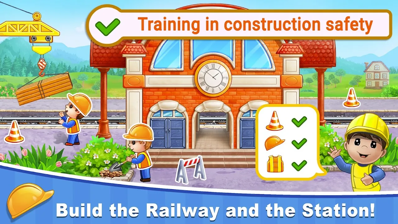 Trains games - railway station Trains games - railway station