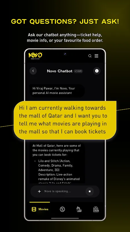 Novo Cinemas - Movie Tickets Novo Cinemas - Movie Tickets