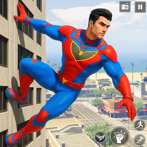 Flying Superhero