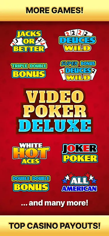 Video Poker Deluxe Video Poker Deluxe