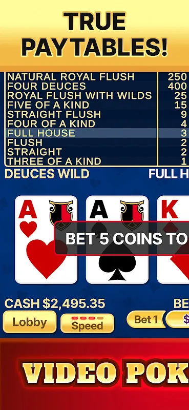 Video Poker Deluxe Video Poker Deluxe