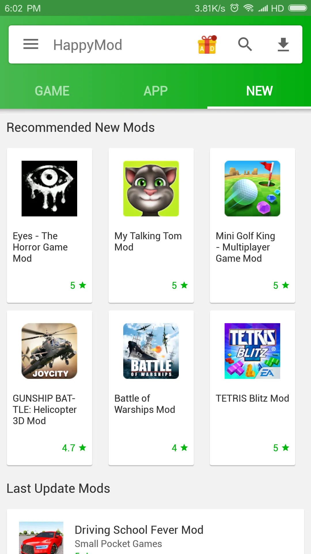 My Racing Game Savior: HappyMod