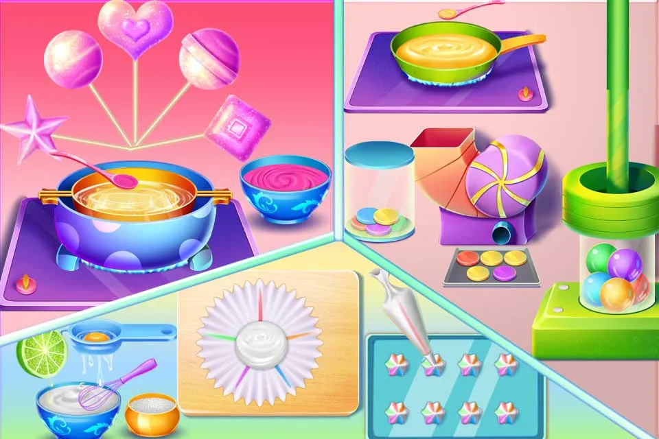 Colorful Candy House Colorful Candy House