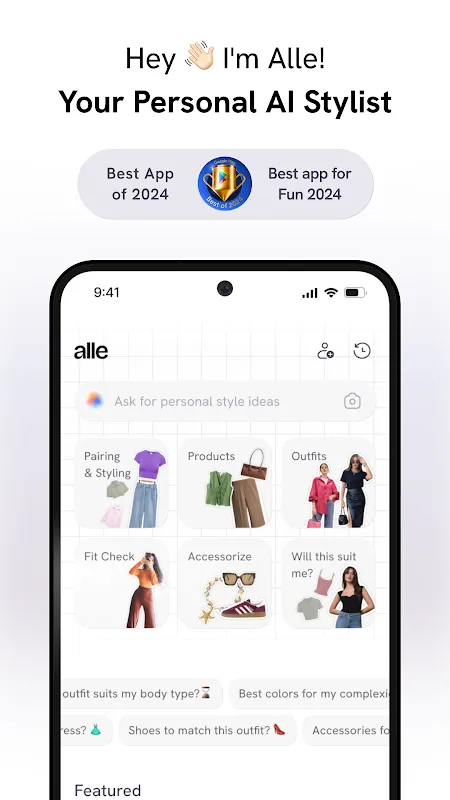 Alle - Your AI Fashion Stylist Alle - Your AI Fashion Stylist