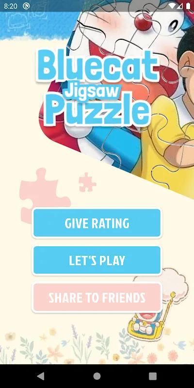 Bluecat Cartoon Jigsaw Puzzle Bluecat Cartoon Jigsaw Puzzle