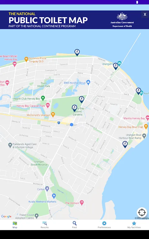 National Public Toilet Map National Public Toilet Map