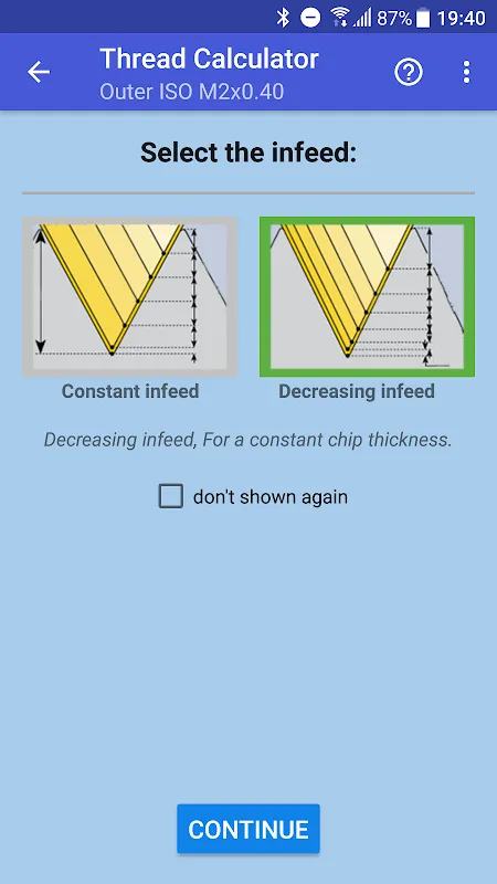 Thread calculator Thread calculator