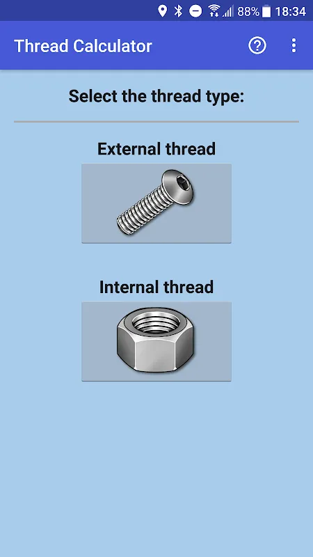 Thread calculator Thread calculator