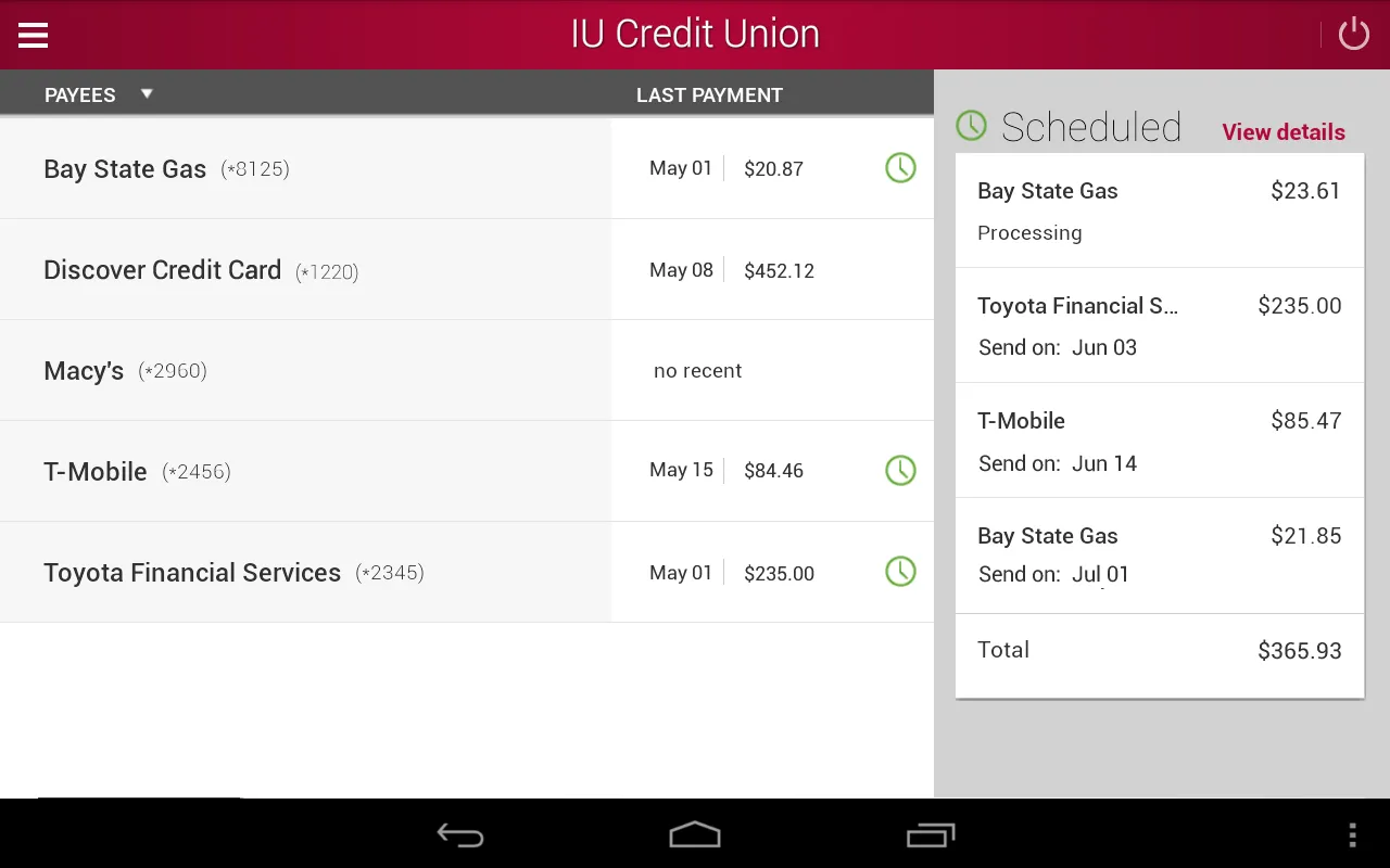 IU Credit Union Mobile Banking IU Credit Union Mobile Banking