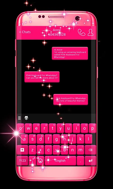 Pink Keyboard For WhatsApp Pink Keyboard For WhatsApp