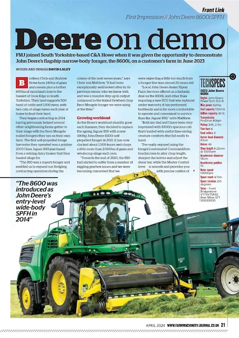 Farm Machinery Journal Farm Machinery Journal