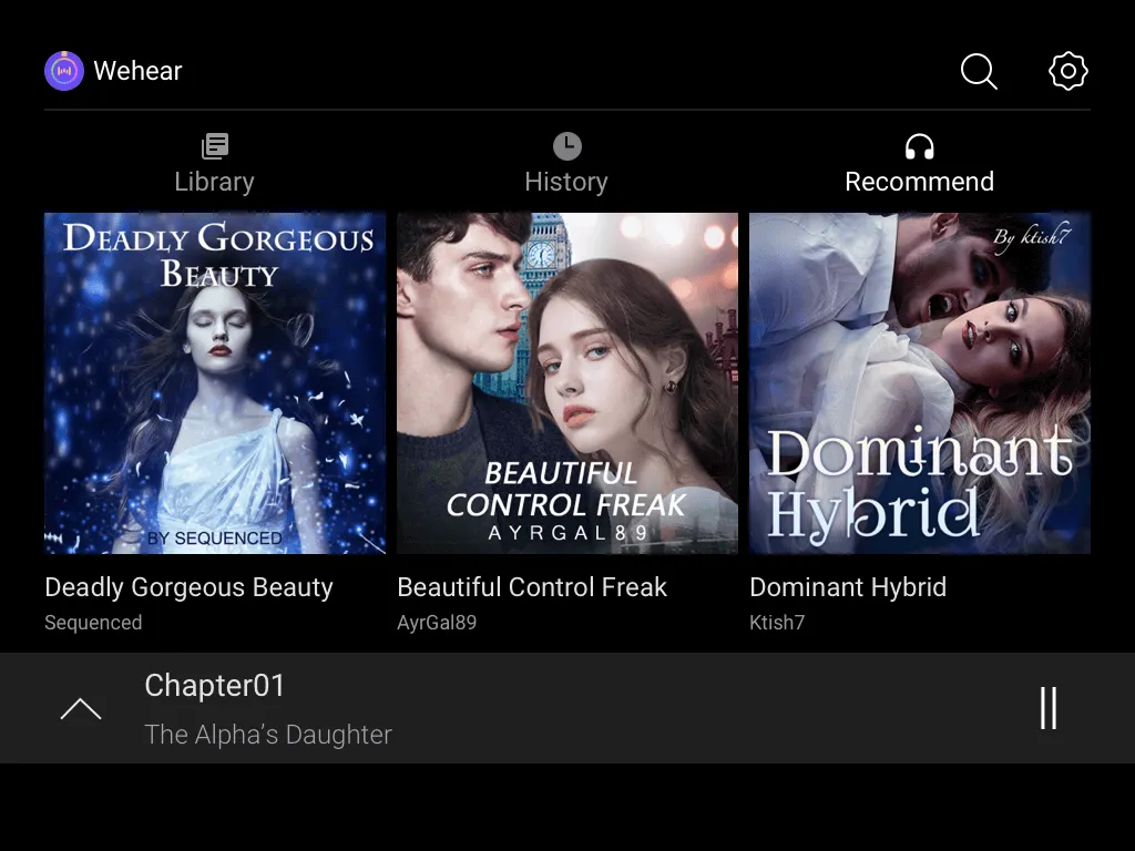 Wehear - Audiobooks & Stories Wehear - Audiobooks & Stories