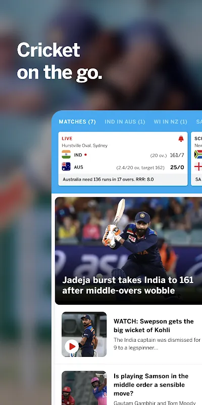 ESPNcricinfo - Live Cricket ESPNcricinfo - Live Cricket
