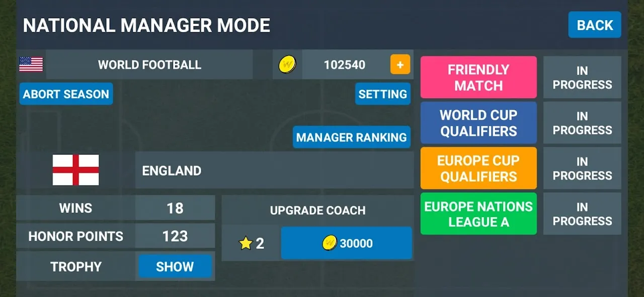World Football Simulator World Football Simulator