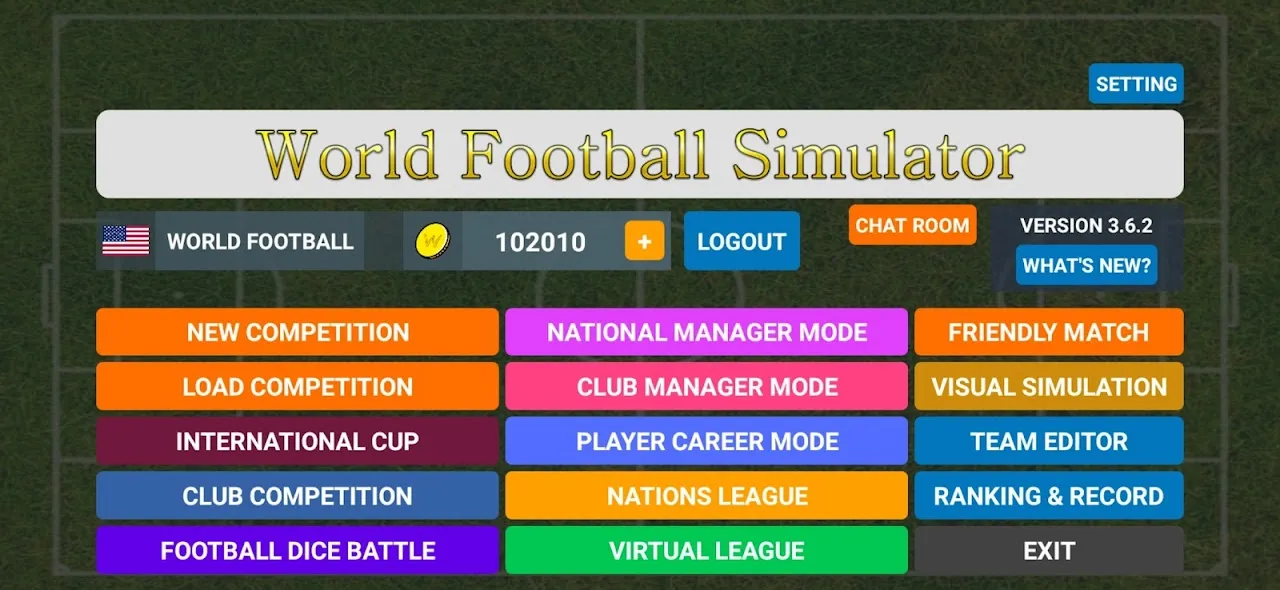World Football Simulator World Football Simulator