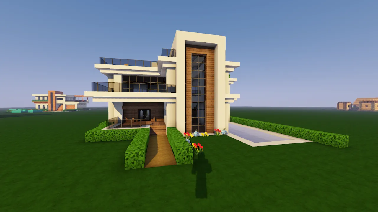 Modern House Map for Minecraft Modern House Map for Minecraft