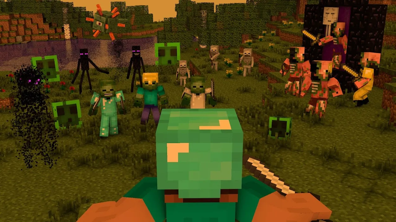 Sunrise Terror in Minecraft PE