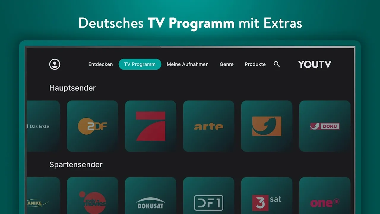 YouTV German TV worldwide YouTV German TV worldwide