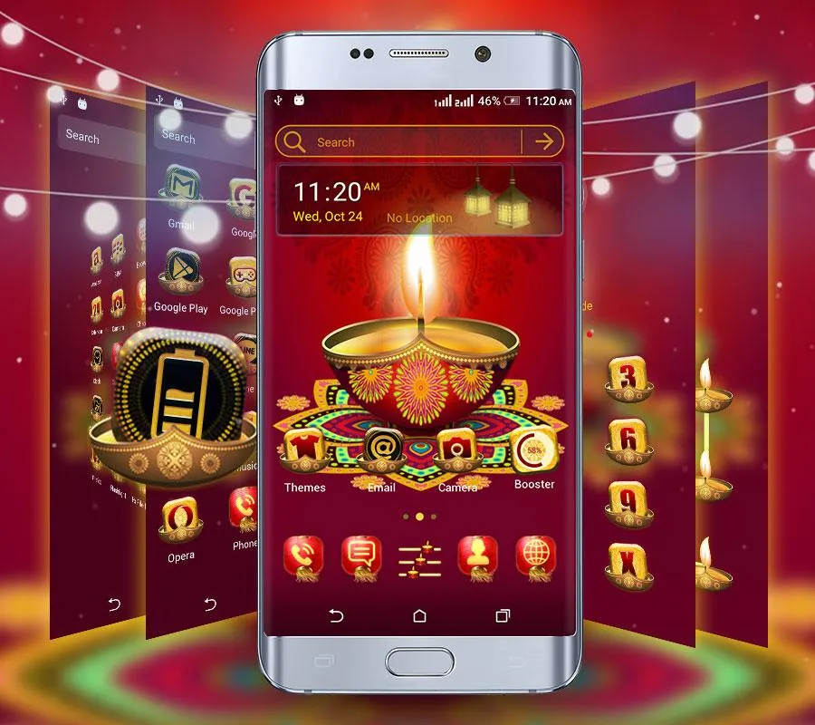 Happy Diwali Launcher Theme Happy Diwali Launcher Theme