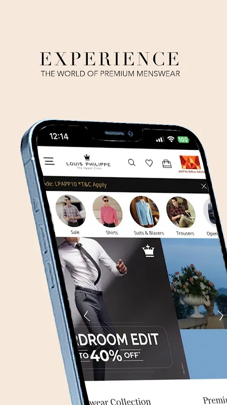 Louis Philippe Shopping App Louis Philippe Shopping App