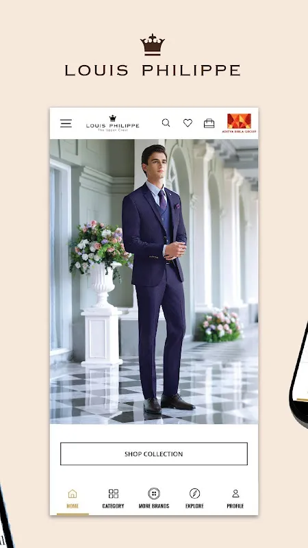 Louis Philippe Shopping App Louis Philippe Shopping App