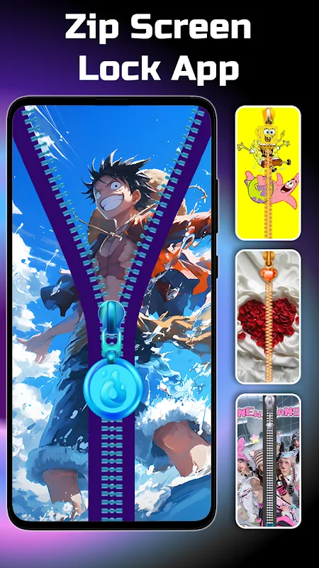 Zipper Lock Screen Wallpapers Zipper Lock Screen Wallpapers