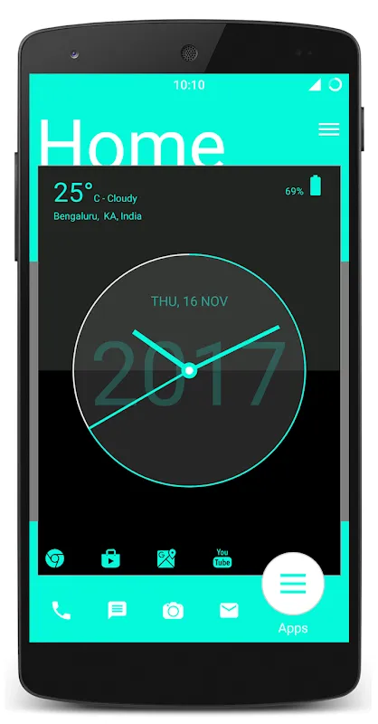 Analog Clock Launcher -Applock Analog Clock Launcher -Applock