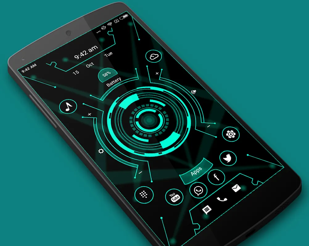 Futuristic Launcher 3 -AppLock Futuristic Launcher 3 -AppLock
