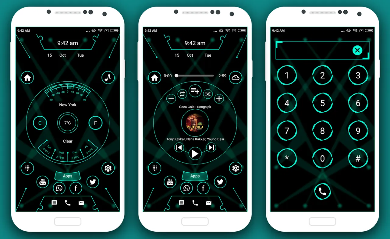 Futuristic Launcher 3 -AppLock Futuristic Launcher 3 -AppLock